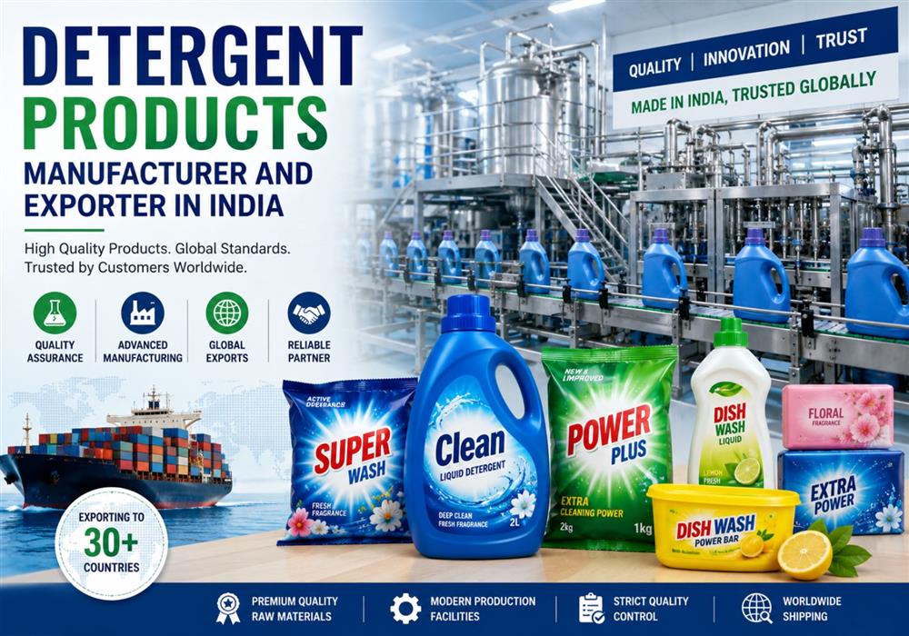 Detergent Products Manufacturer and Exporter in India